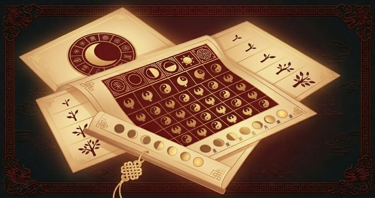 Fonctionnement du calendrier lunaire chinois de grossesse tableau croisé
