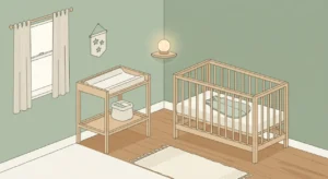 chambre bébé préparation