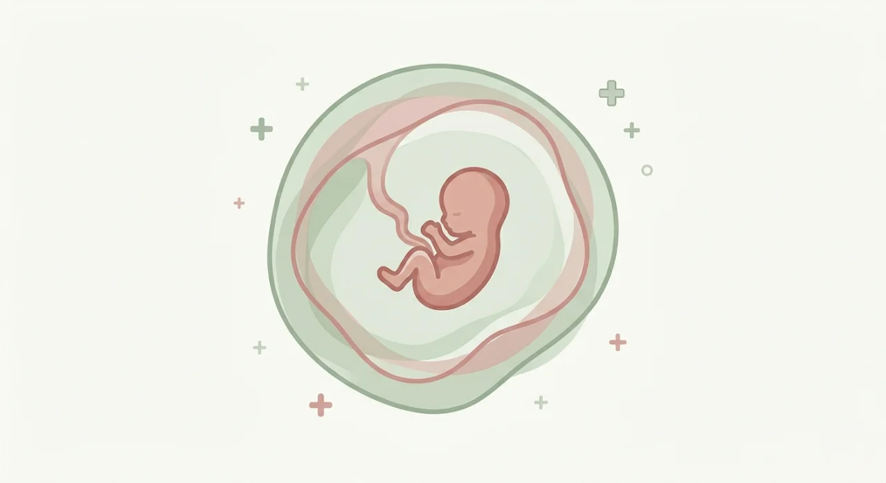 Maman et bébé au troisième trimestre de grossesse